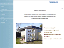 Tablet Screenshot of ferienhaus-in-tossens.de